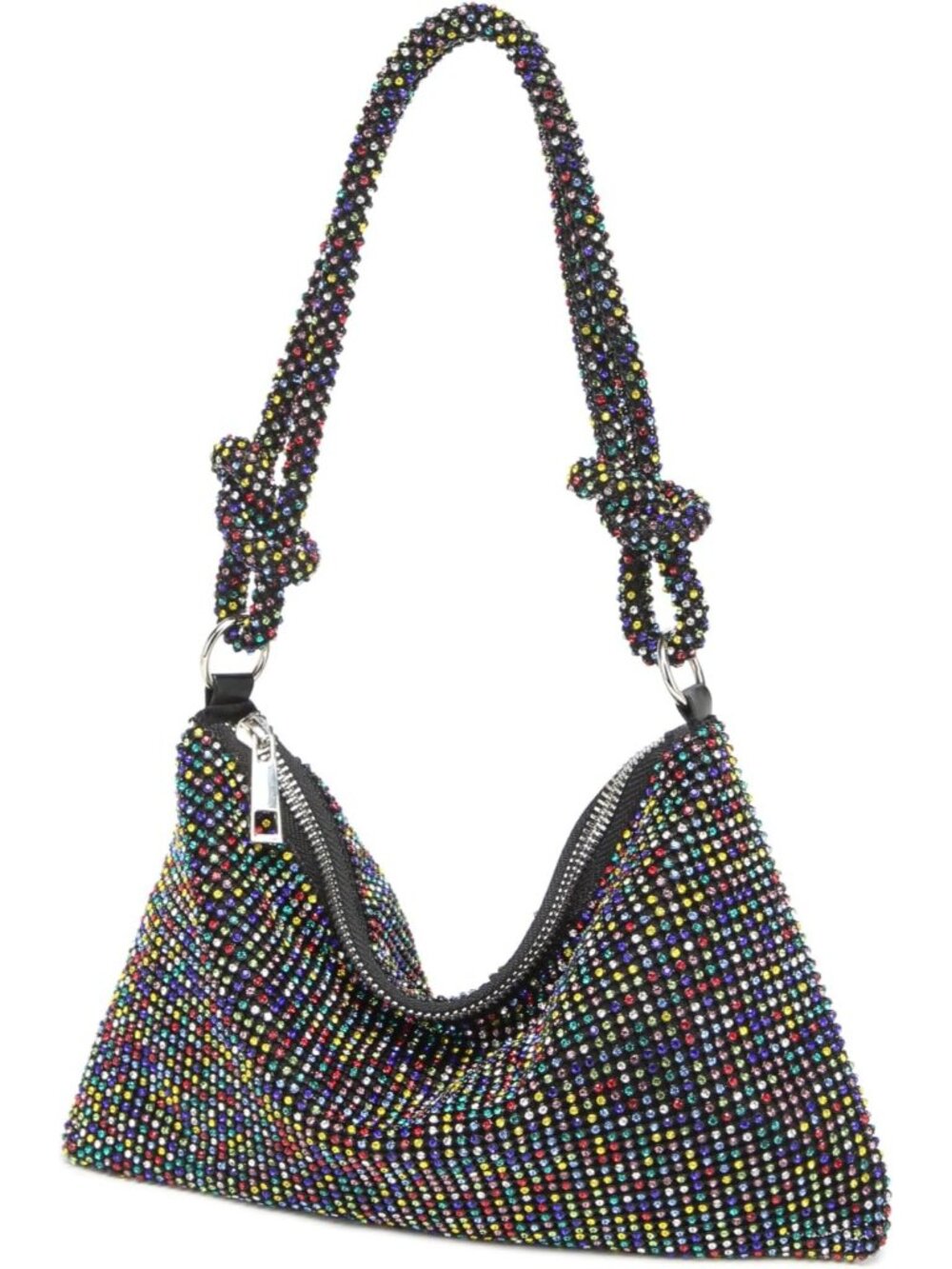👜Women's Multicolor Sparkly Rhinestone Evening Clutch Shoulder Bag Dressy Purse